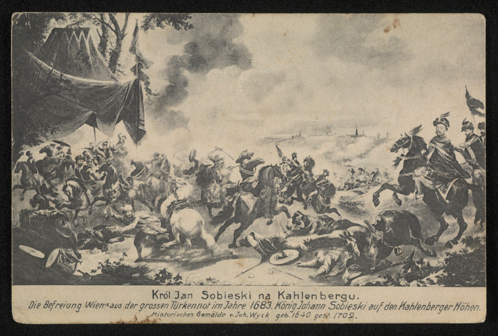 Jan Wyck, Król Jan Sobieski na Kahlenbergu | POLONIKA