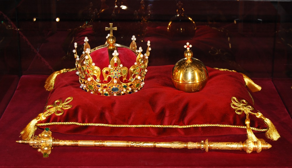 Kopie polskich klejnotów koronnych na wystawie stałej w zamkowym muzeum w Starej Lubowli, fot. archiwum Muzeum w Lubowli ‒ Zamek Stará Ľubovňa