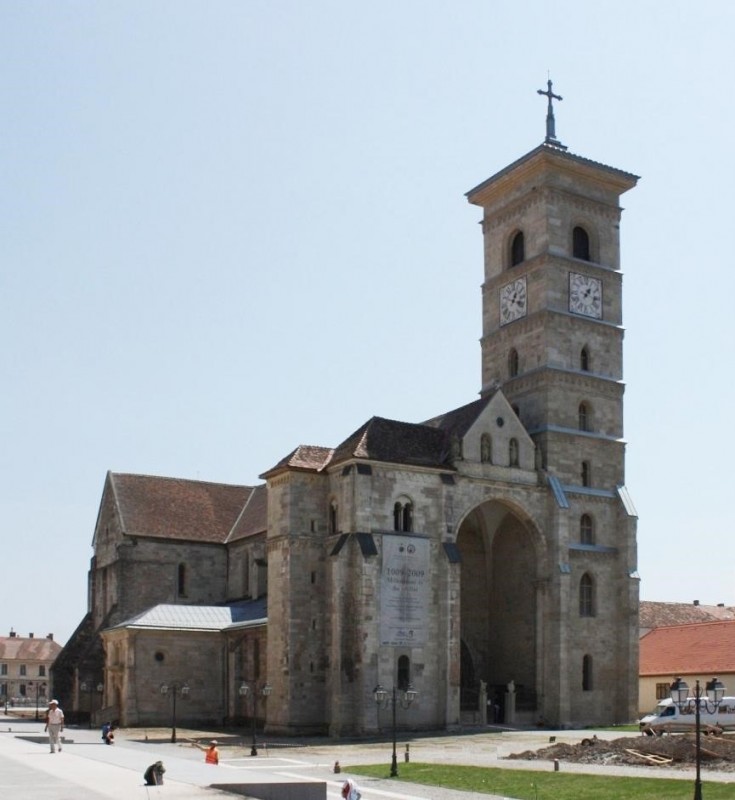 Fasada katedry św. Michała w Alba Iulia |